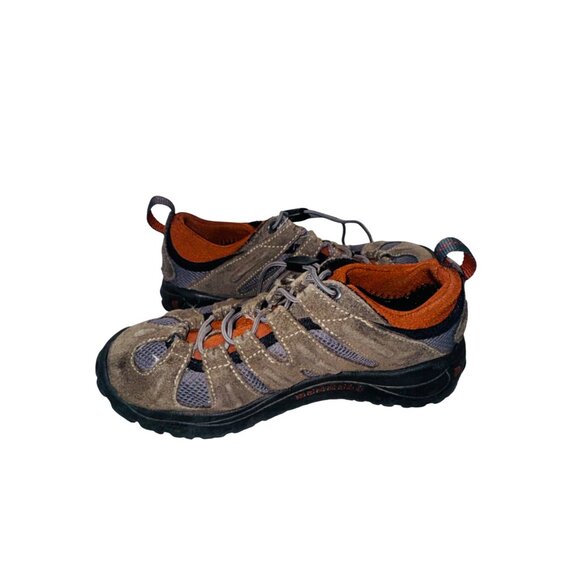 Merrell Chameleon STRETCH Youth Hiking Trail Casual Shoes Size 13 Brown Suede - Picture 9 of 12